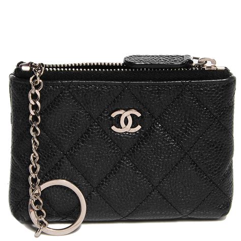 chanel key holder wallet